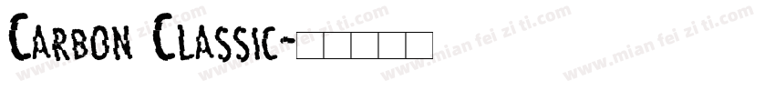 Carbon Classic字体转换